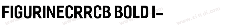 FigurineCrrCB Bold I字体转换